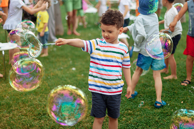 buy playing with bubbles