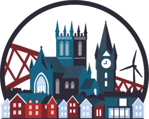 illustration of Dunfermline skyline