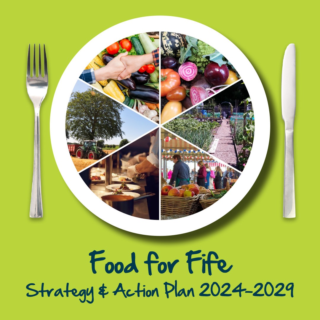 The cover artwork of the Food for Fife strategy